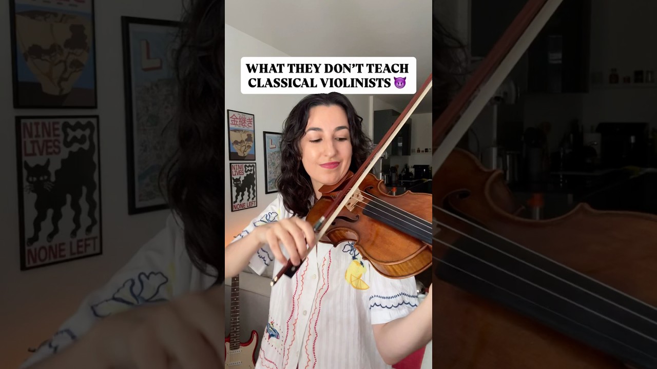 How To Play Get Lucky Like A Funk Guitarist! Non-classical Violin Technique - Chopping + Ghost Notes