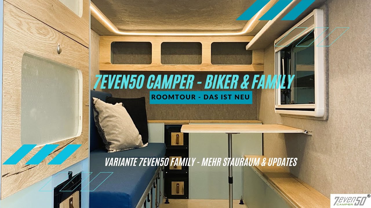 Roomtour Update Mini-Wohnwagen / Mini Camper 7even50 Family| 7even50 Camper