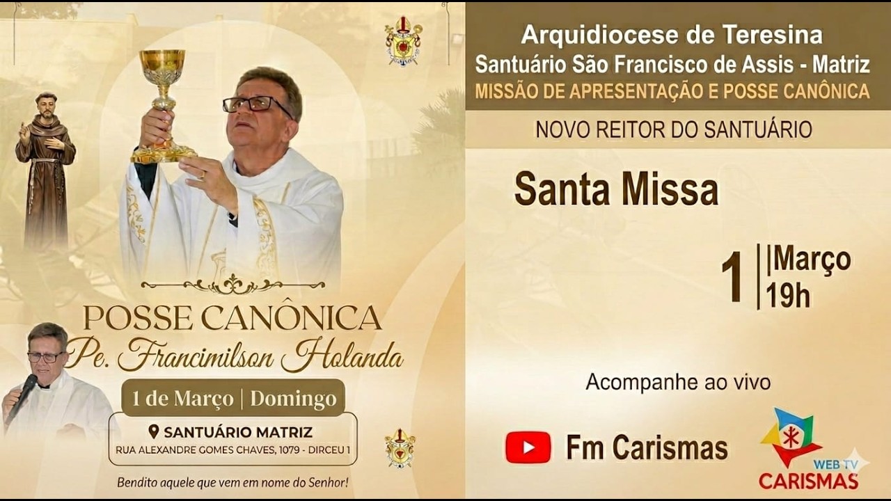Posse Canônica do Pe.Francimilson Gonçalves (01-03-2026)