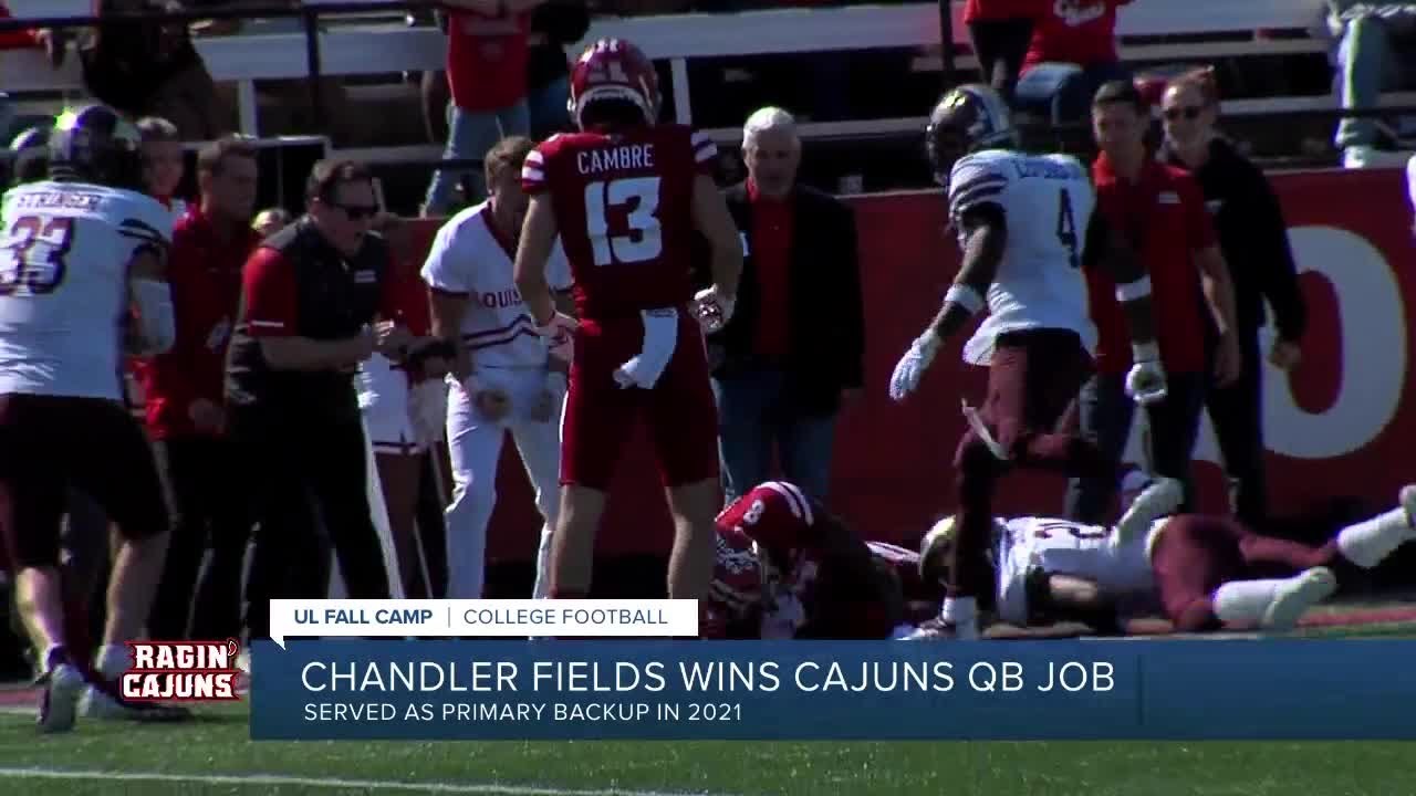 Chandler Fields named starting quarterback for Cajuns