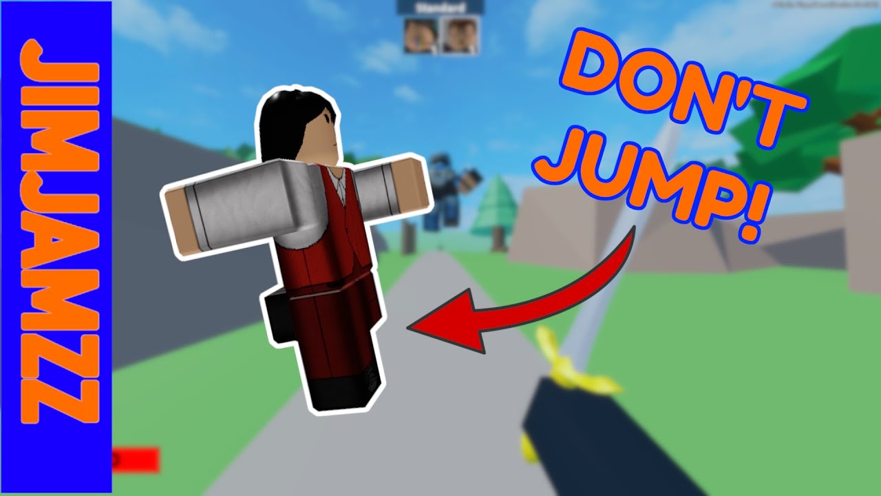 No Jumping Challenge in Arsenal! | Roblox Arsenal
