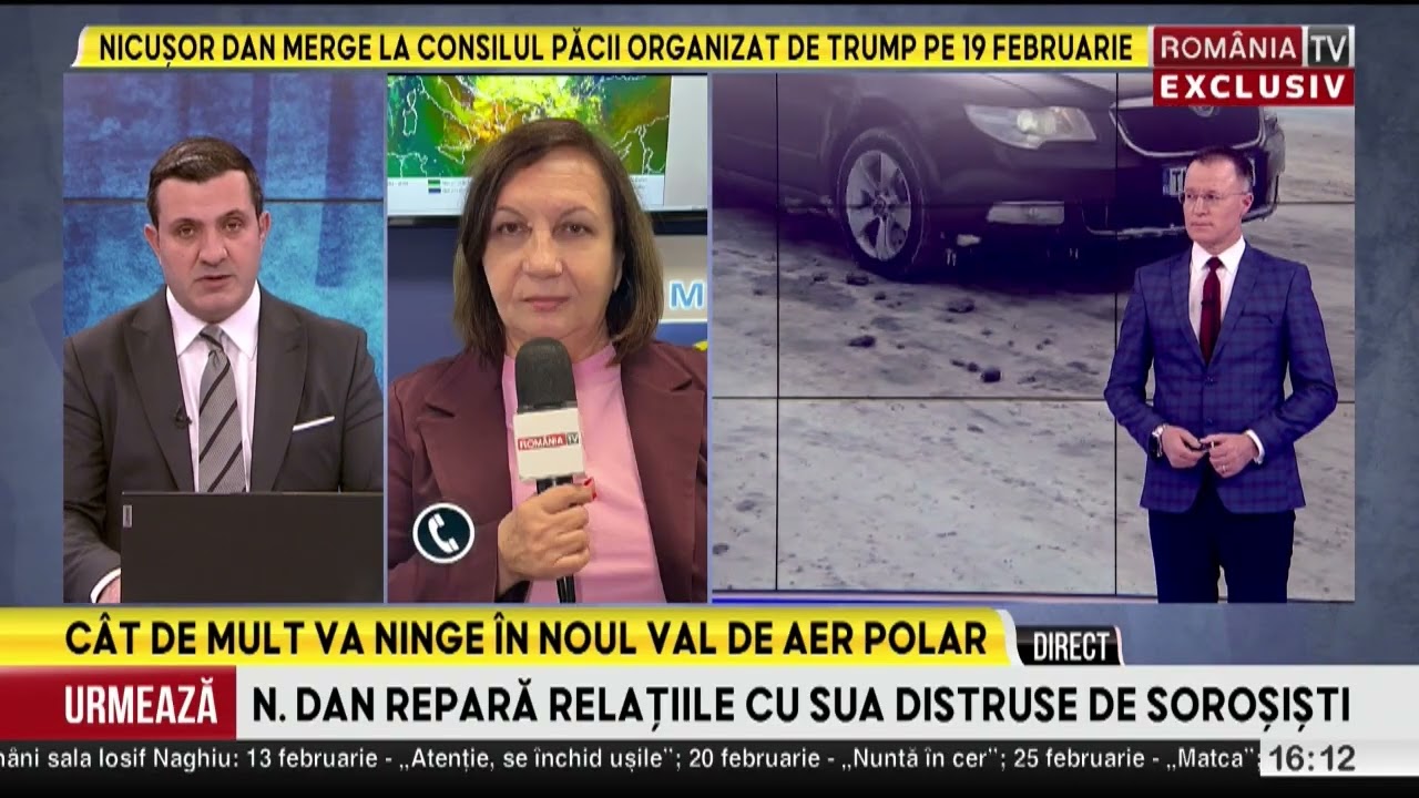 EXCLUSIV Ninsori abundente, ger și viscol, episod de iarnă autentică la mijlocul lui februarie