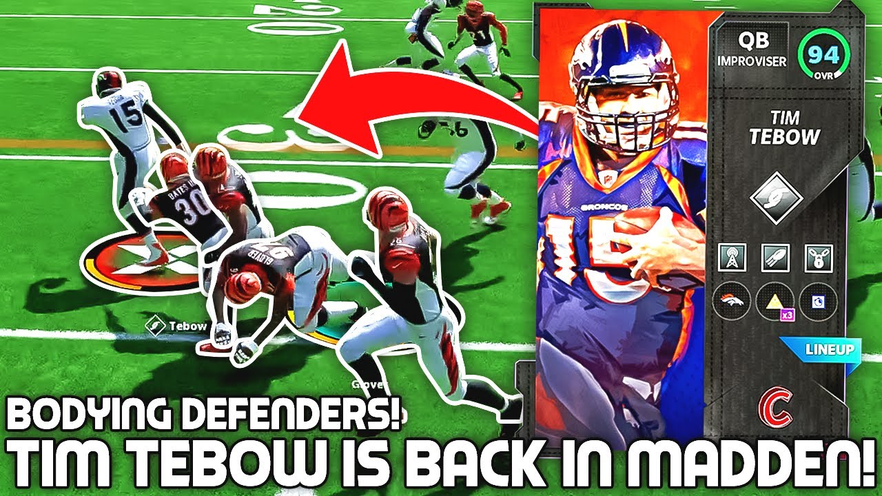 THEY ADDED TIM TEBOW INTO MADDEN! Bodying Players! Madden 21