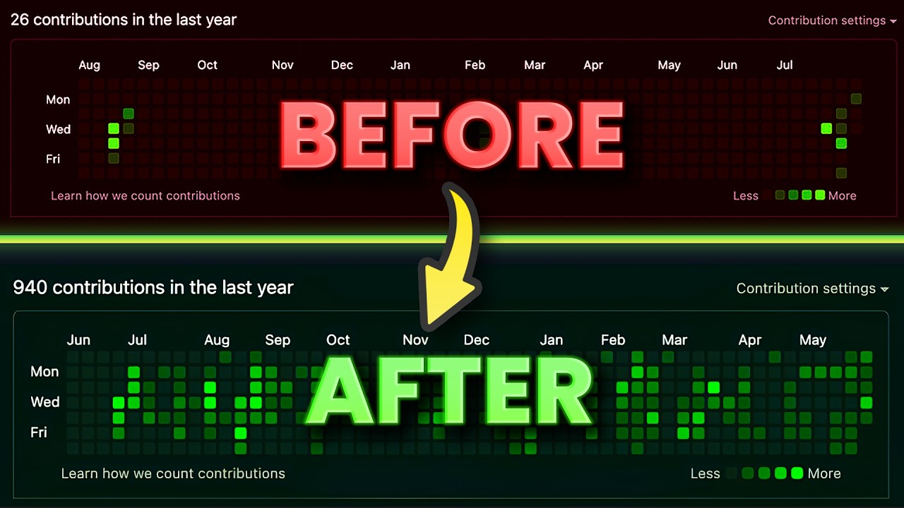 HACK GITHUB CONTRIBUTION GRAPH! (2026)