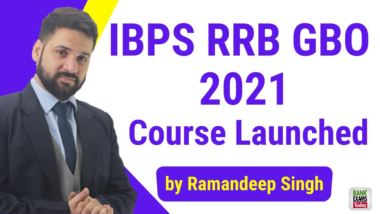 IBPS RRB GBO 2021 Course by Ramandeep Singh