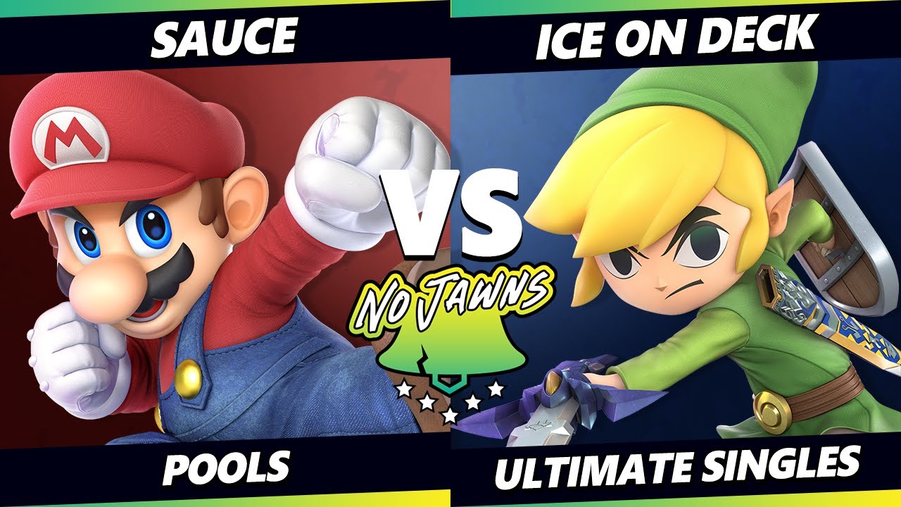 No Jawns 3 - SAUCE (Mario) Vs. Ice on Deck (Toon Link) Smash Ultimate - SSBU
