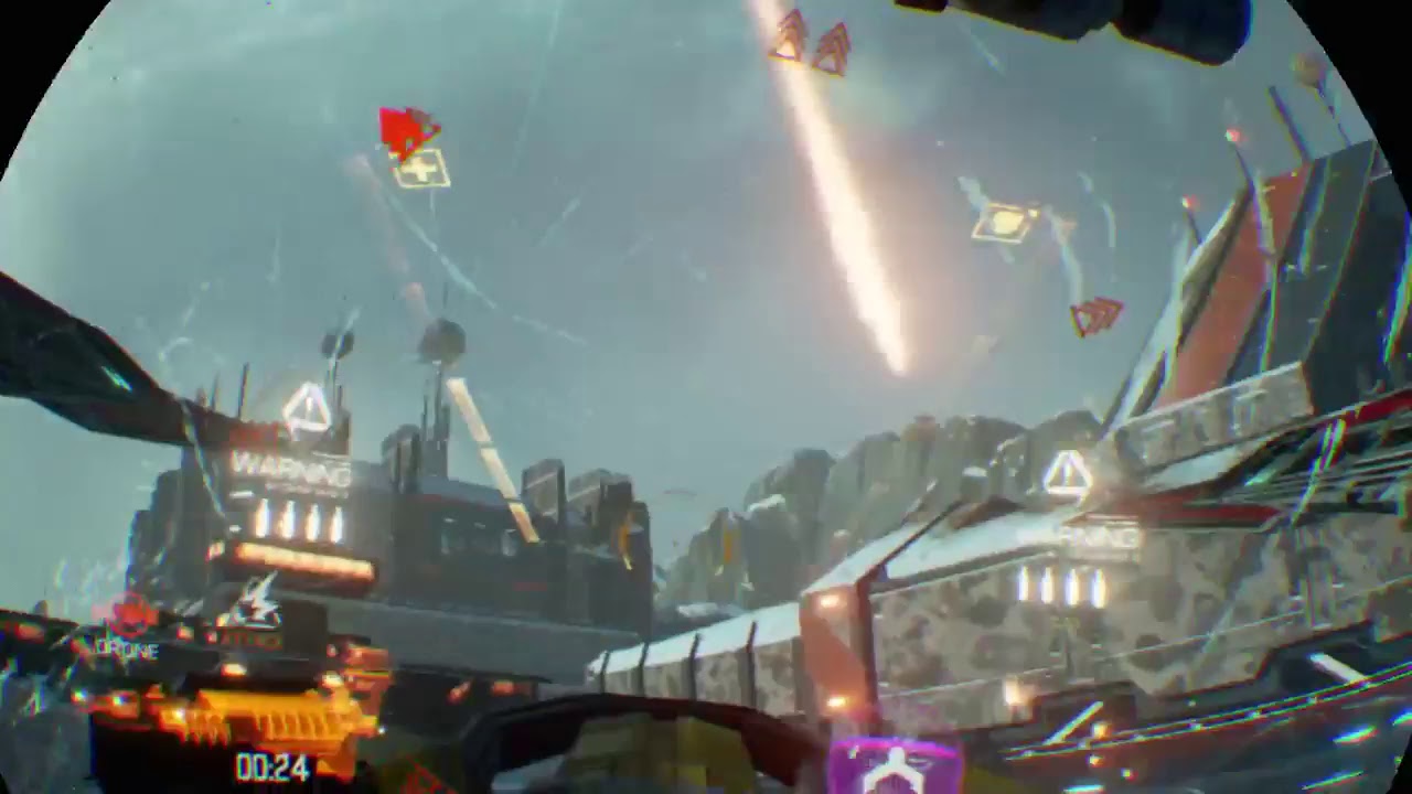 Eve Valkyrie  gameplay (VR mode)