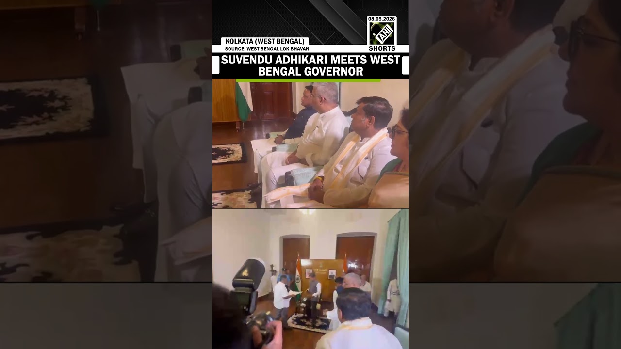 CM Named Suvendu Adhikari meets West Bengal Governor at lok Bhavan in Kolkata