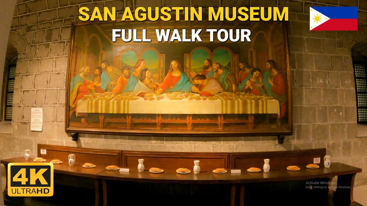 San Agustin Museum | UNESCO World Heritage Site【4K】