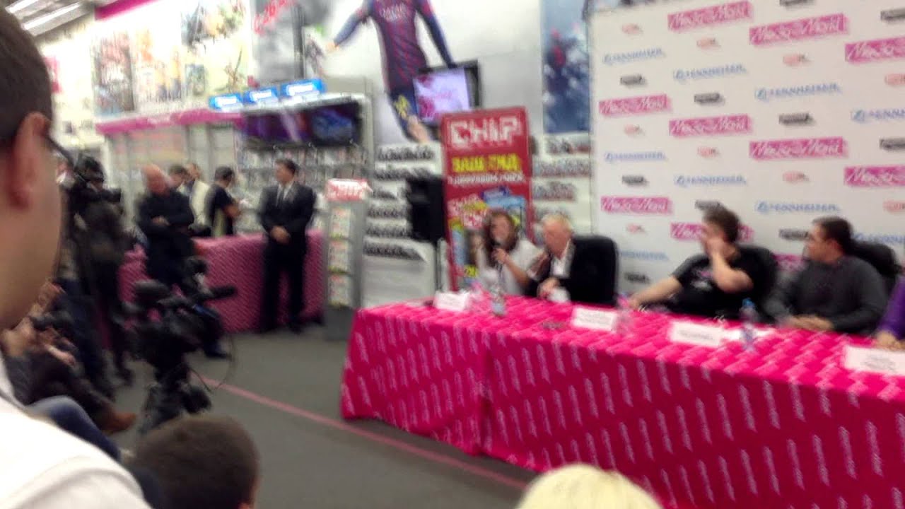 Пресс-конференция Scooter в Media Markt (ТЦ Капитолий, Москва, 26.09.2013) [отрывок] часть 2