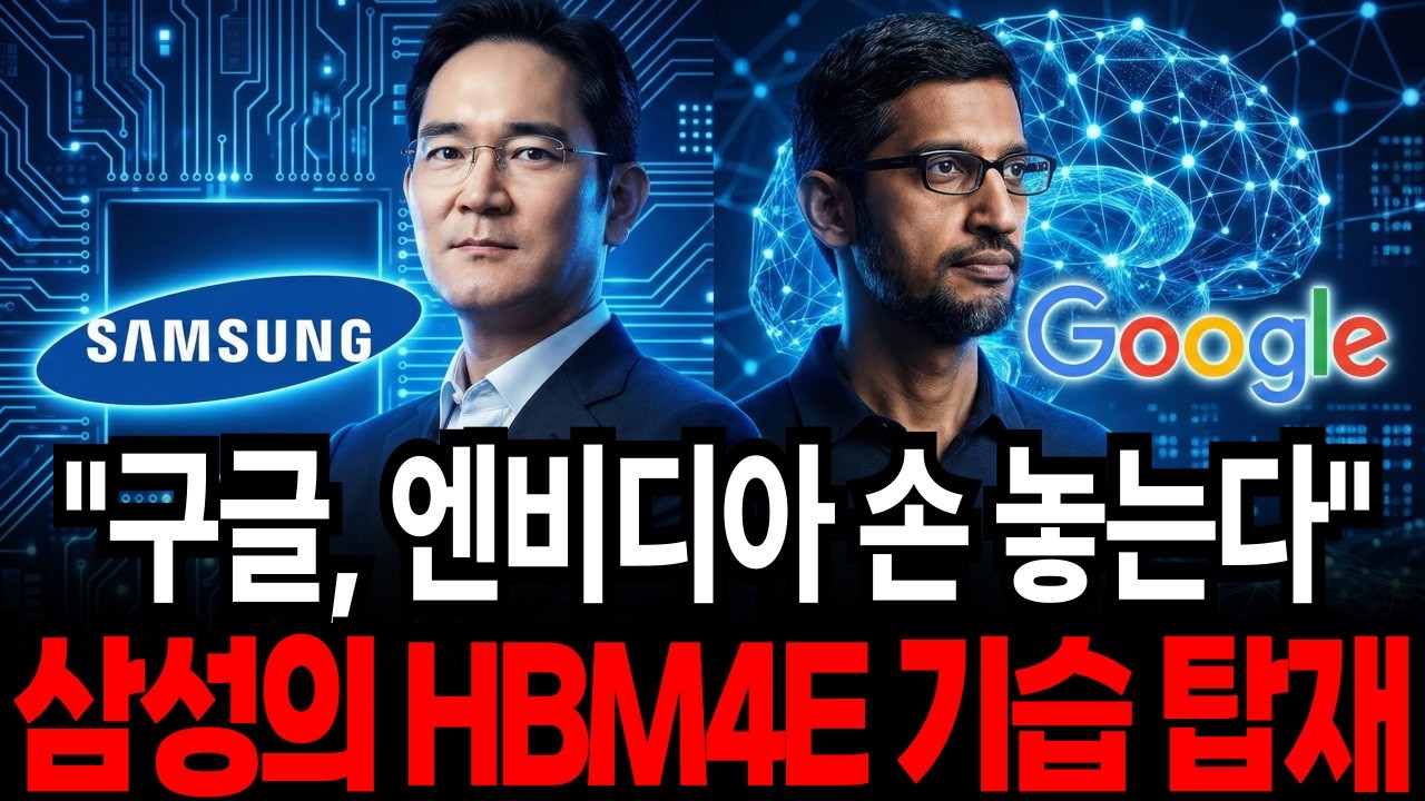 구글 ‘기습’ 엔비디아 협상 중단 “삼성 HBM4E 로 간다”