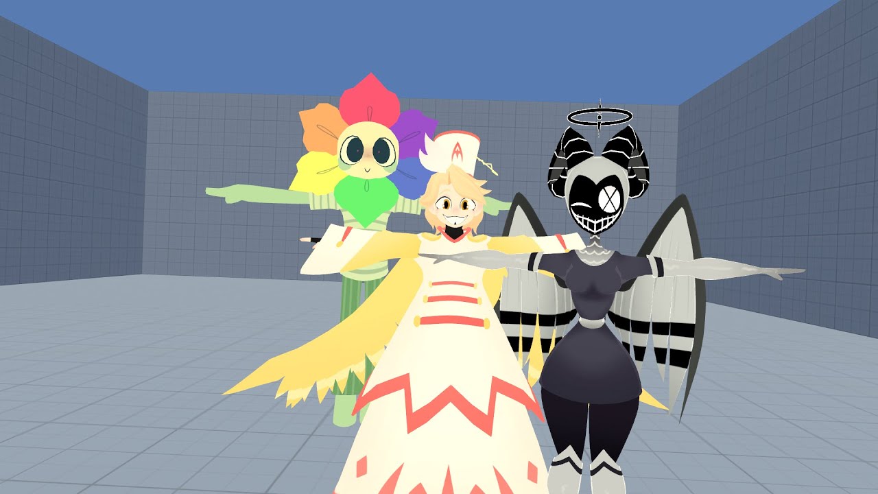 Abel screams at Larry Part 3 Hazbin crimson redemption