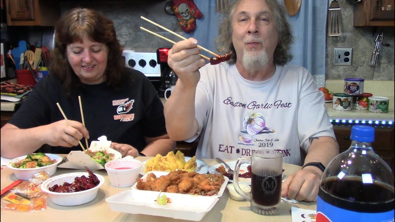 A Chinese Food Mukbang at Home