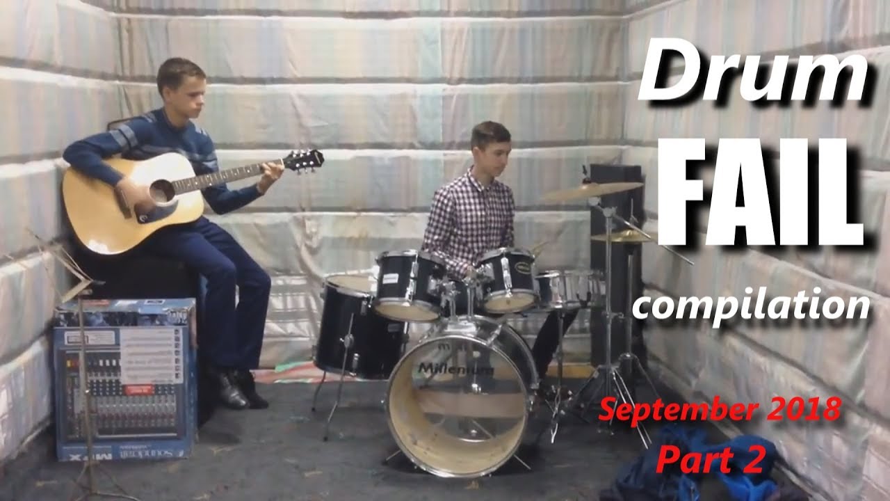 Drum FAIL compilation September 2018 Part 2 | RockStar FAIL