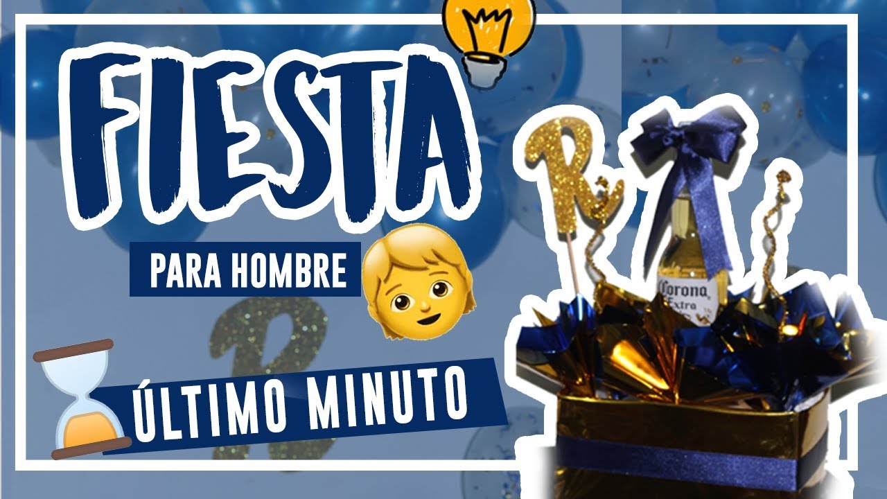 🎉 DECORACIÓN  PARA CUMPLEAÑOS DE HOMBRE  [ FÁCIL Y RÁPIDO ]