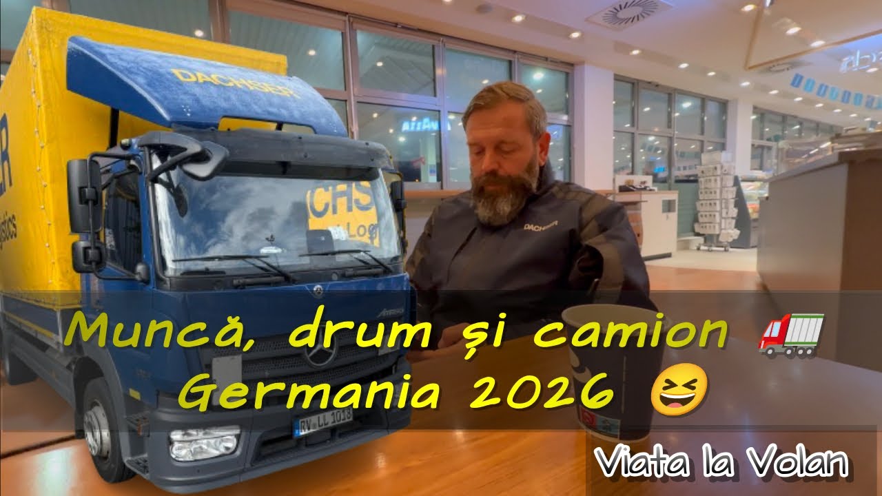 Muncă, camion și drum | O zi cu mine pe traseu 🚛