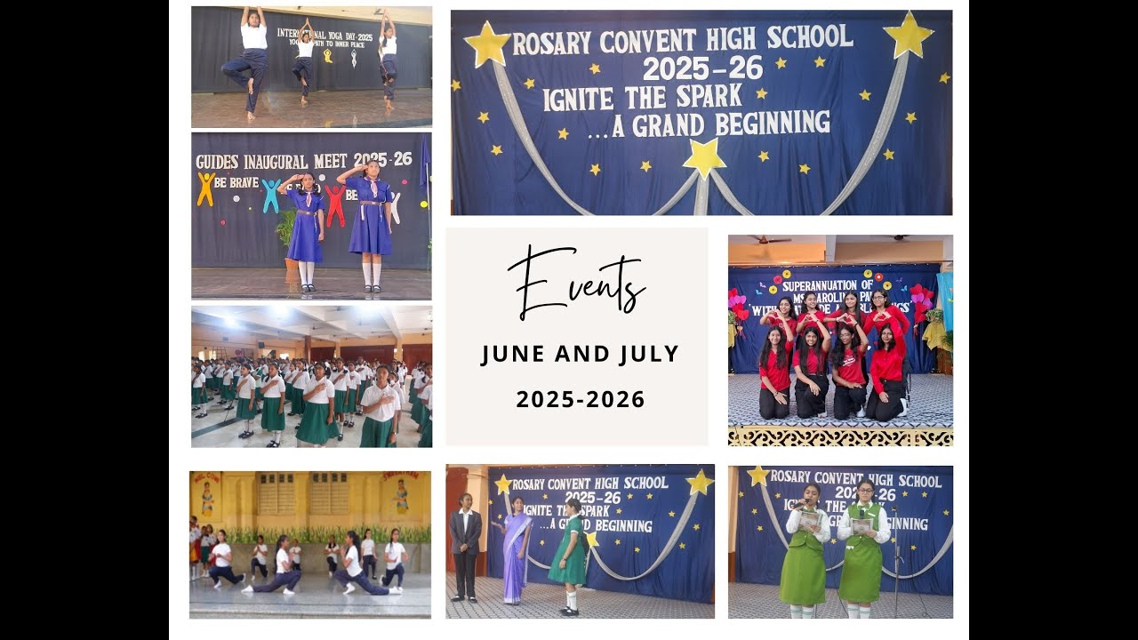 ROSARY CONVENT HIGH SCHOOL, GUNFOUNDRY, HYDERABAD - PRIMARY EVENTS JUNE & JULY 2025 - 26