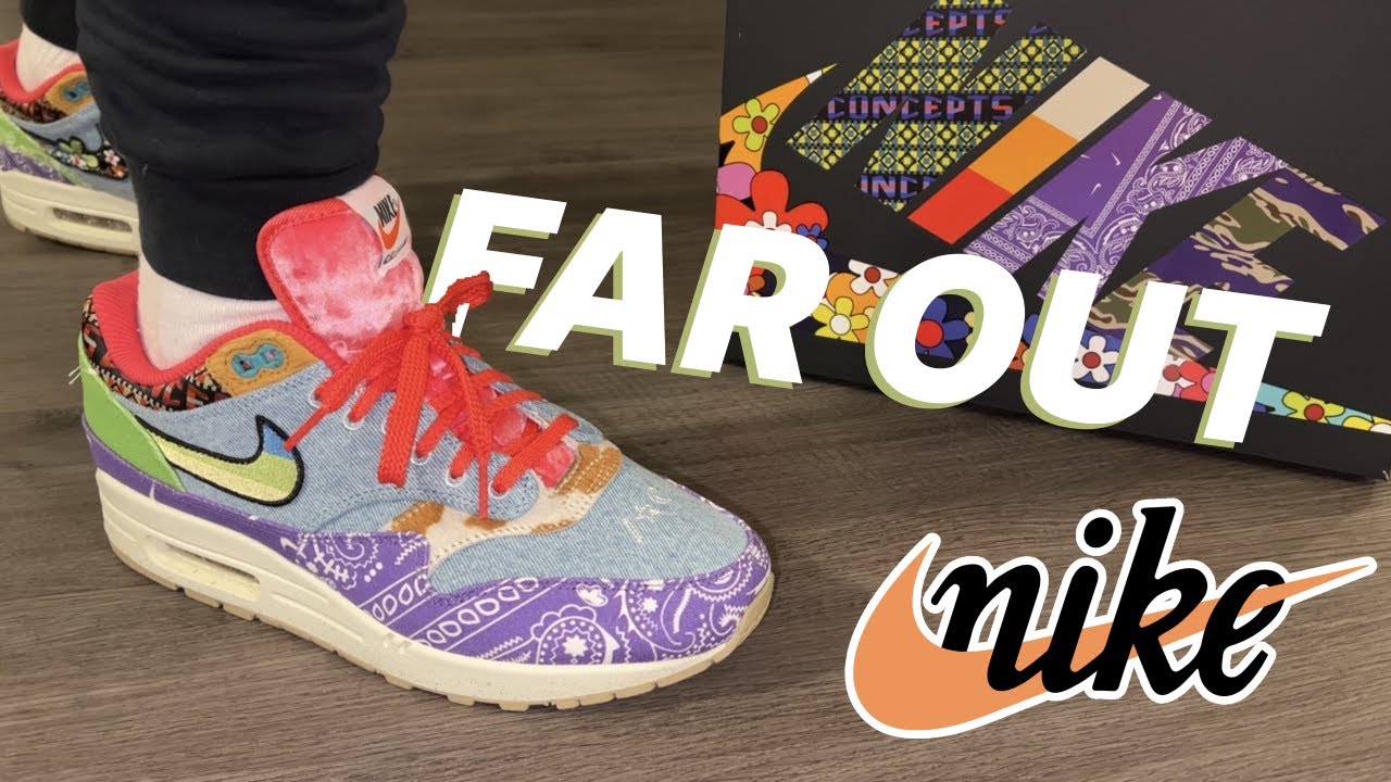 Concepts x Nike Air Max 1 Far Out Review | On Feet + Sizing Sizing