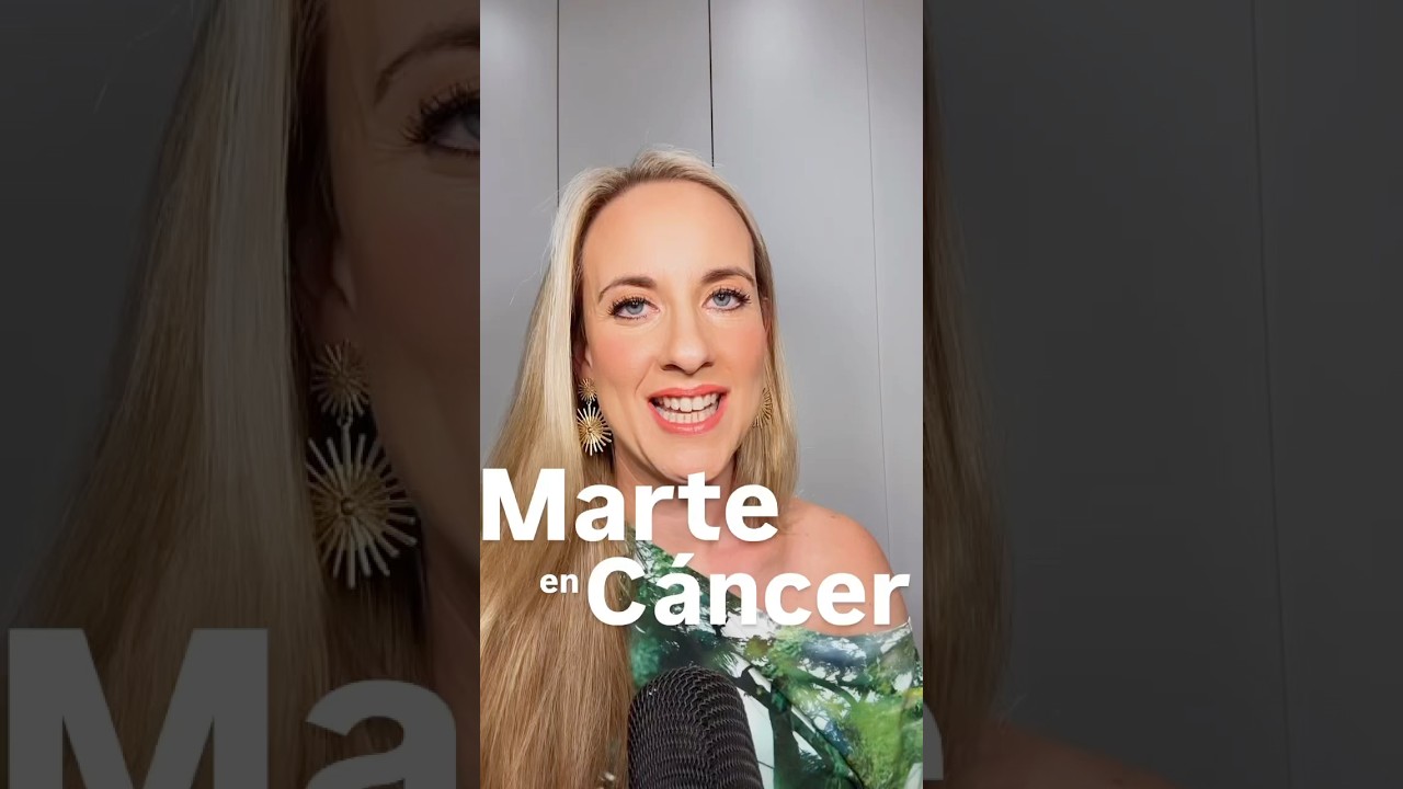Marte en C&aacute;ncer 4 de Septiembre #marteencancer #marte  #cancer #astrologia #cristinajove