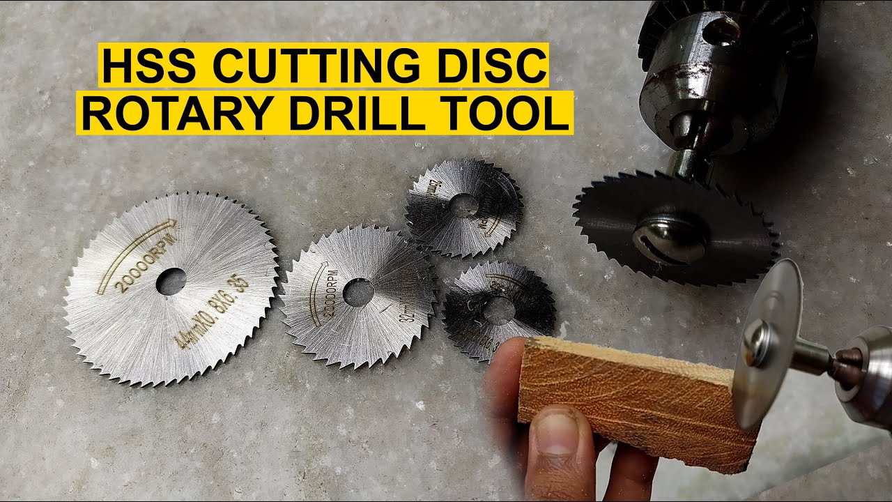 Mini HSS Circular Saw Blade Rotary Cutter - Set HSS Cutting Disc Rotary Drill Tool
