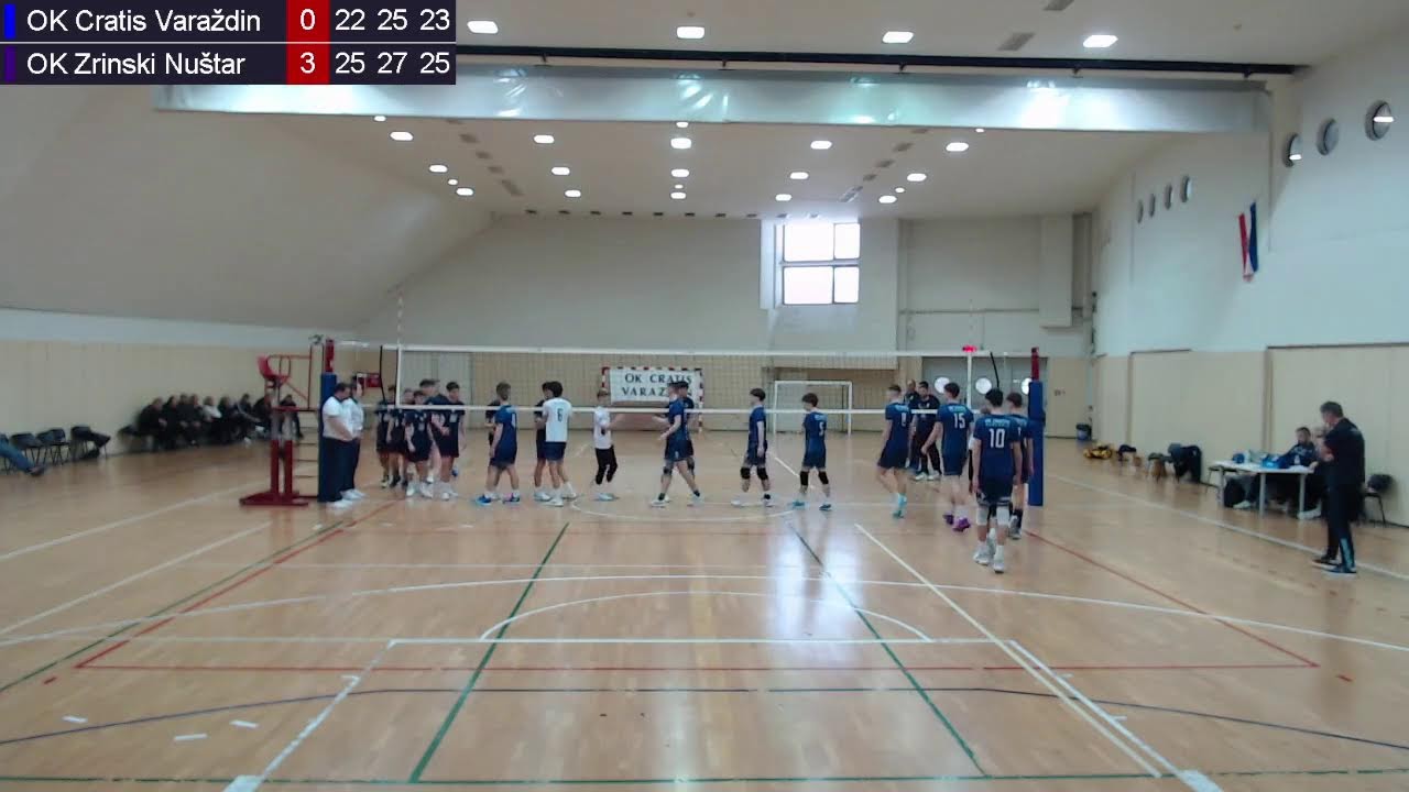 18.1.2026. PH JUNIORI, ZA PETO MJESTO, OK CRATIS VARAŽDIN – OK ZRINSKI NUŠTAR