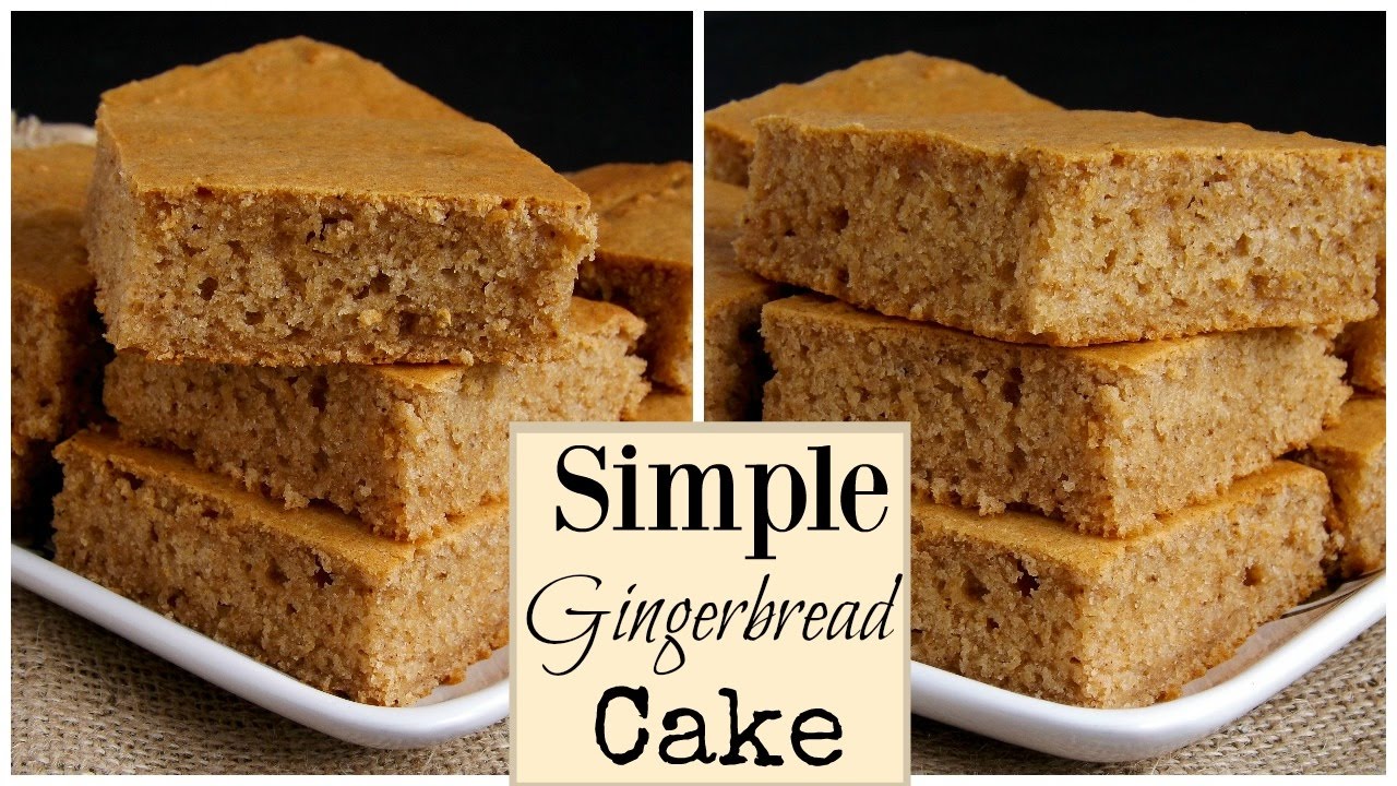 Simple Gingerbread Cake * Paprastas meduolinis pyragas