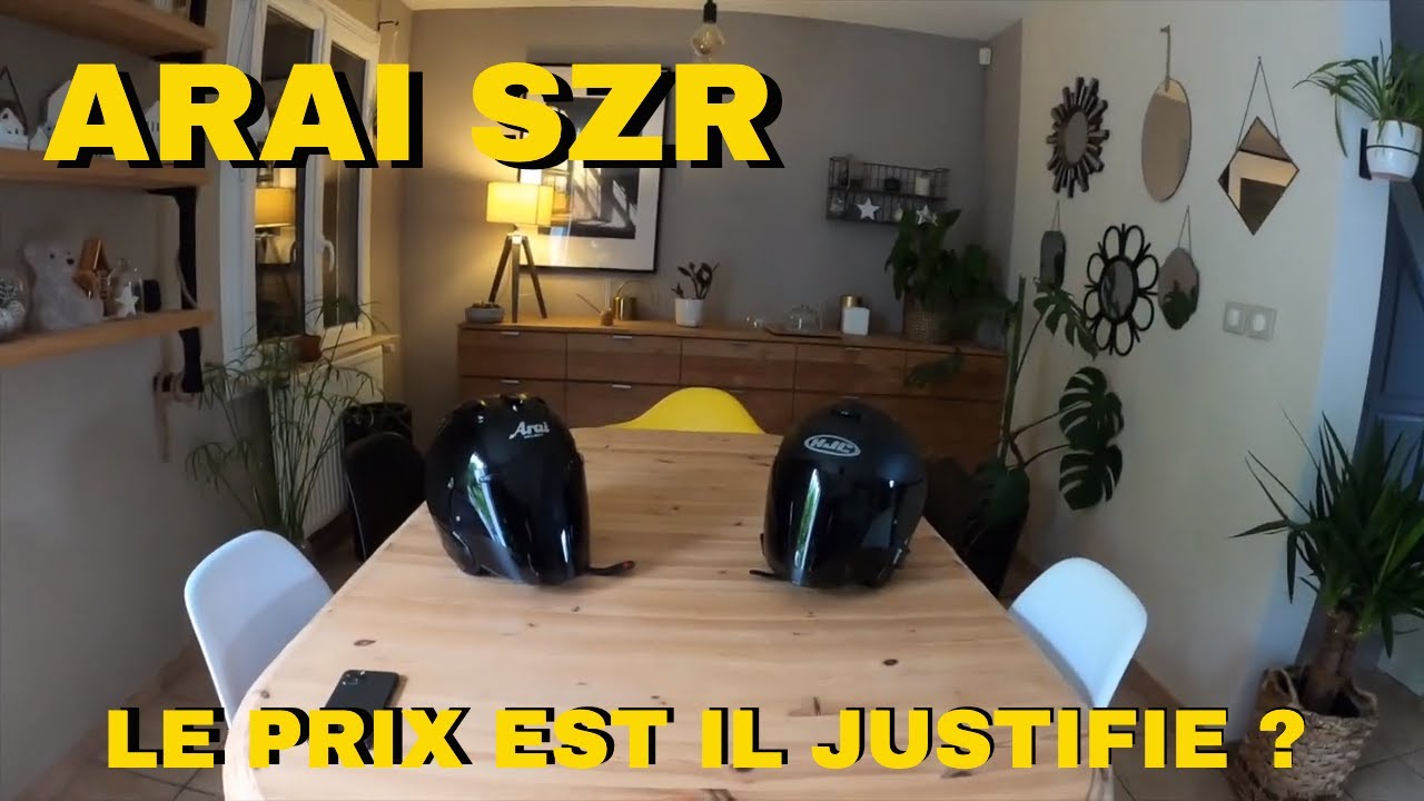 CASQUE ARAÏ SZR ! LE MEILLEUR CASQUE JET MAIS A QUEL PRIX ?