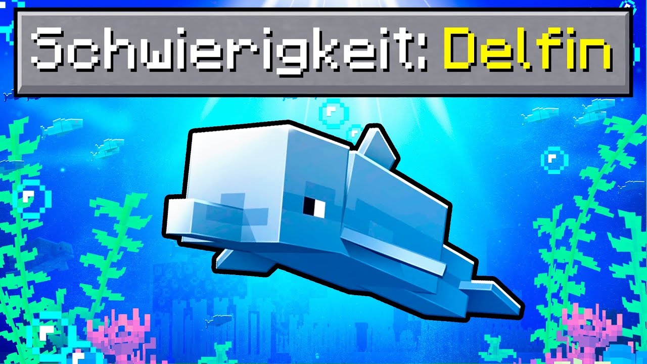MINECRAFT als DELFIN durchspielen!
