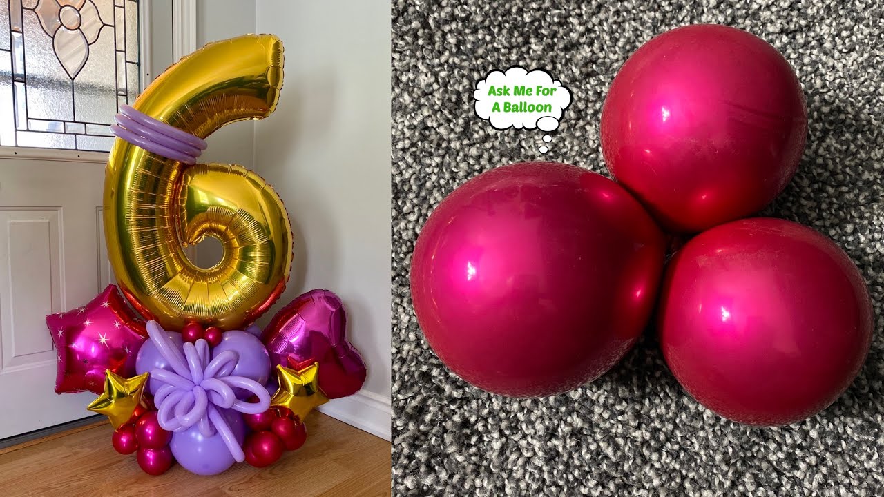 Birthday Balloon Bouquet Tutorial