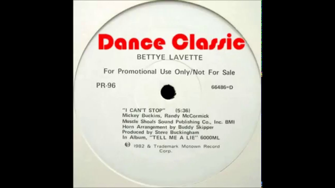 Bettye Lavette - I Can't Stop (Promo Original 12