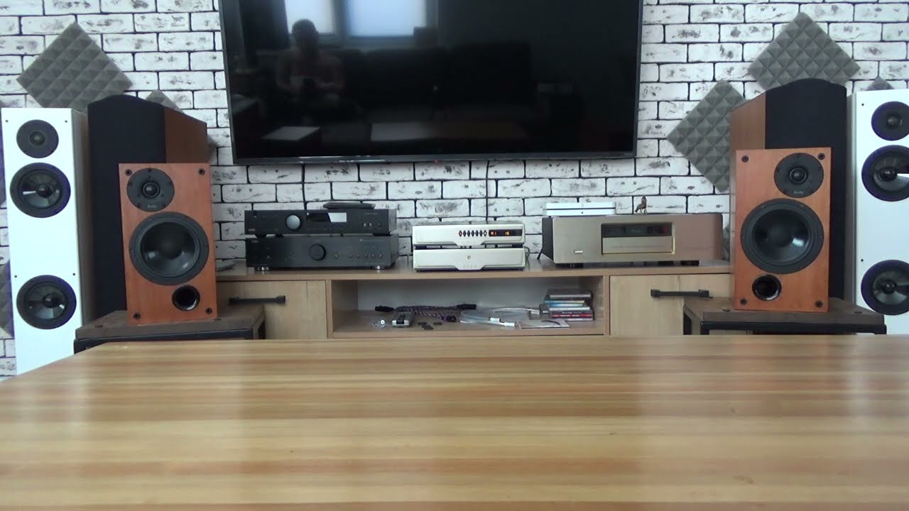 Краткий обзор и пример звучания Quad 99 amp & pre + ProAc Studio 110