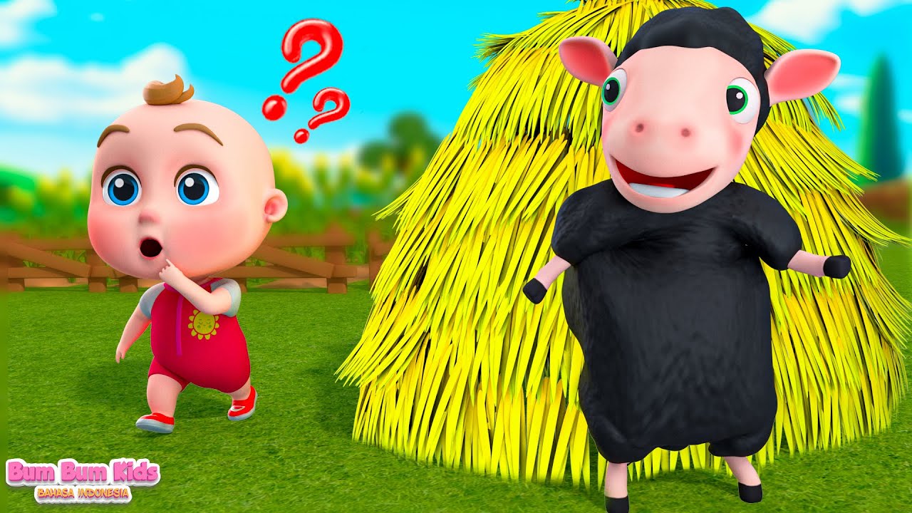 Lagu tentang Domba Hitam - Baa Baa Black Sheep | Bum Bum Kids Bahasa Indonesia - Lagu Anak Anak