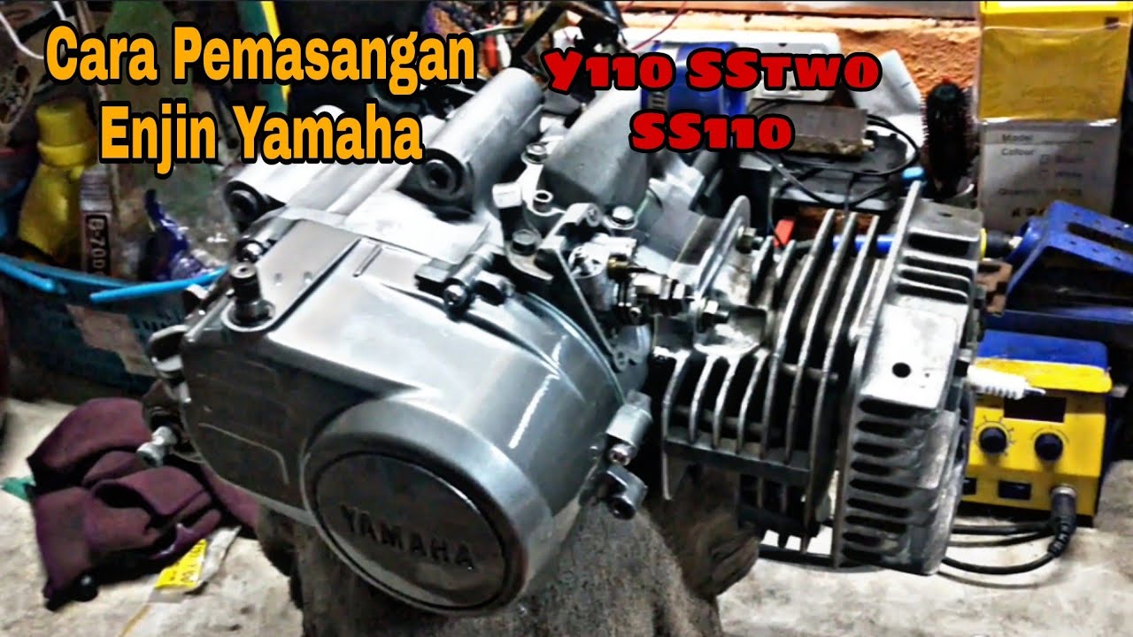 Cara Pemasangan Enjin Yamaha SS110 SStwo SS1 SS2 Y110 (Part 2)