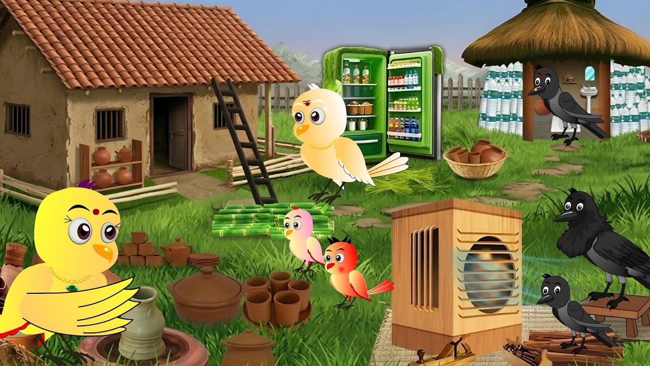 Rano Chidiya Wala Cartoon |gareeb chidiya cartoon|Cartoon Birds Dekhao|rano birds stories tv
