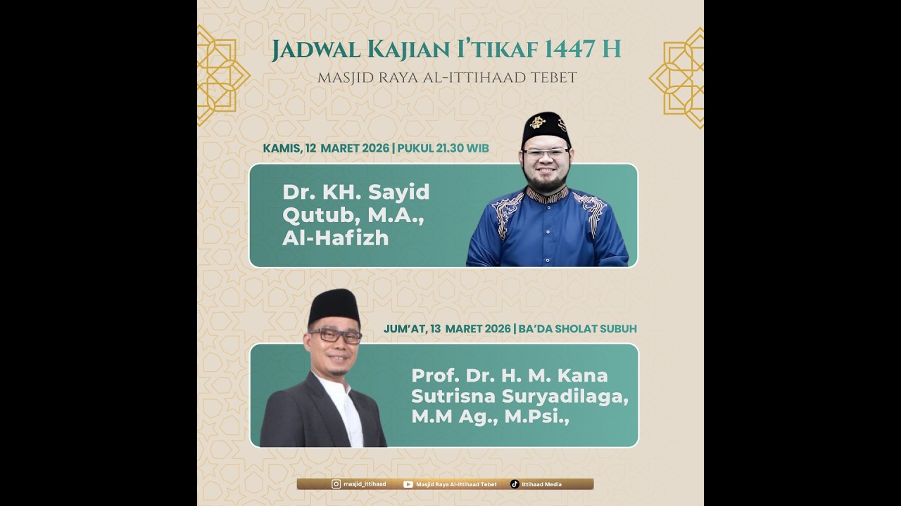 KAJIAN ITIKAF MALAM KE 23