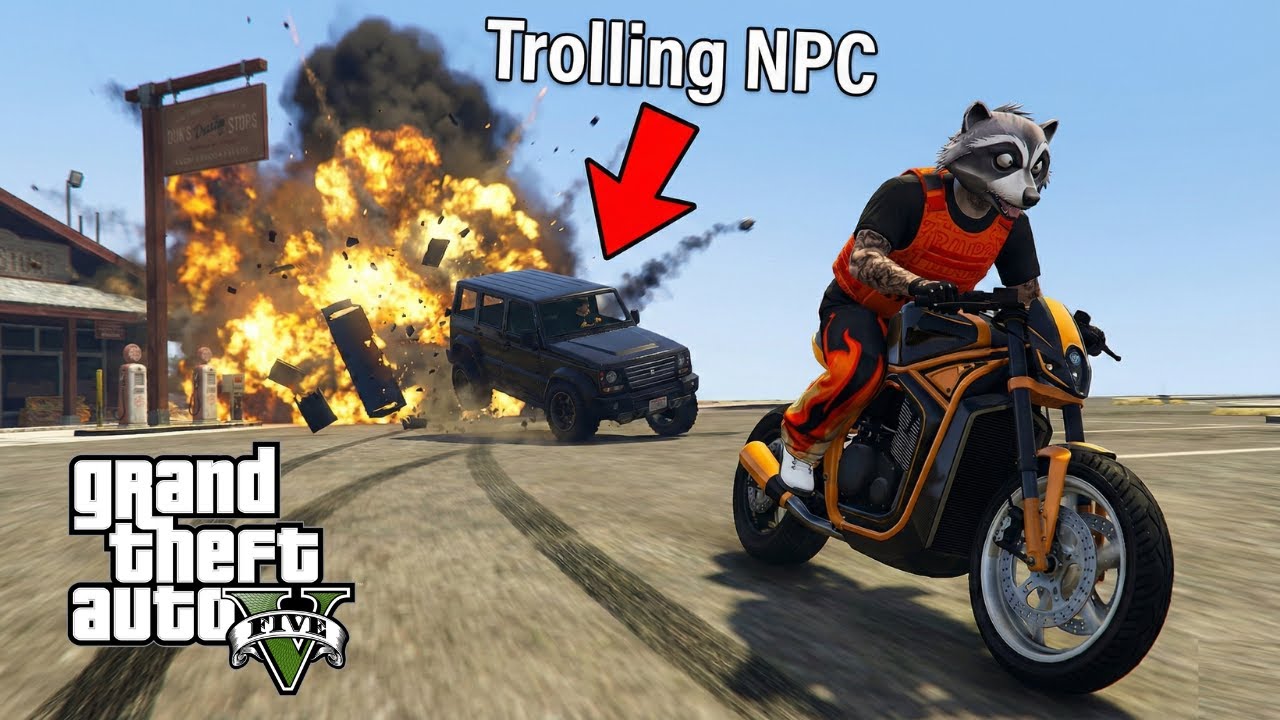 Trolling NPC in GTA 5!!