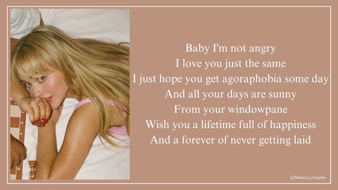NEVER GETTING LAID - SABRINA CARPENTER LYRICS