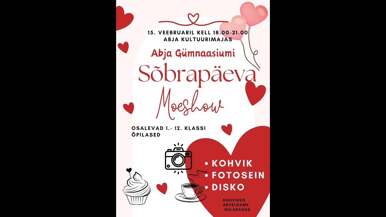 Abja Gümnaasiumi moeshow 2024