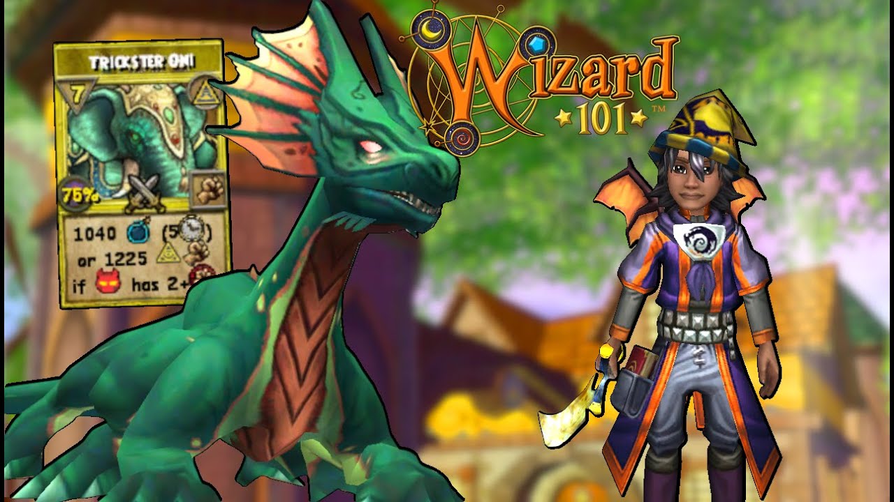 Wizard101 Max Myth PvP: OP BASILISK Trickster Oni Combo!