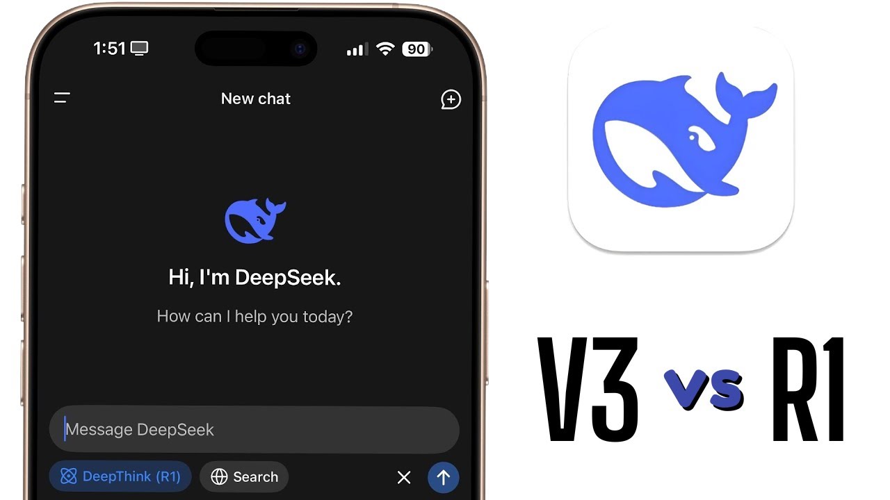 DeepSeek R1 vs  V3 - Difference Between These Models!