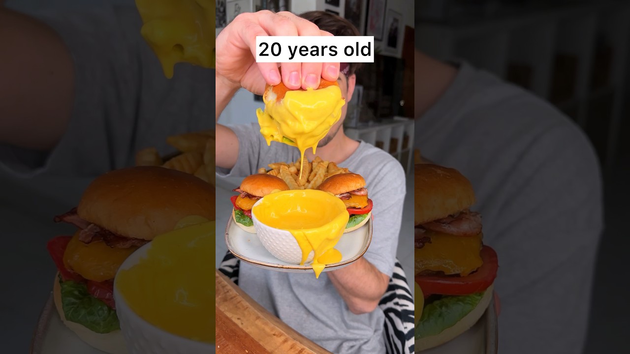 How much CHEESE/ sauce you like on a BURGER?😌❤️🍔🧀| CHEFKOUDY