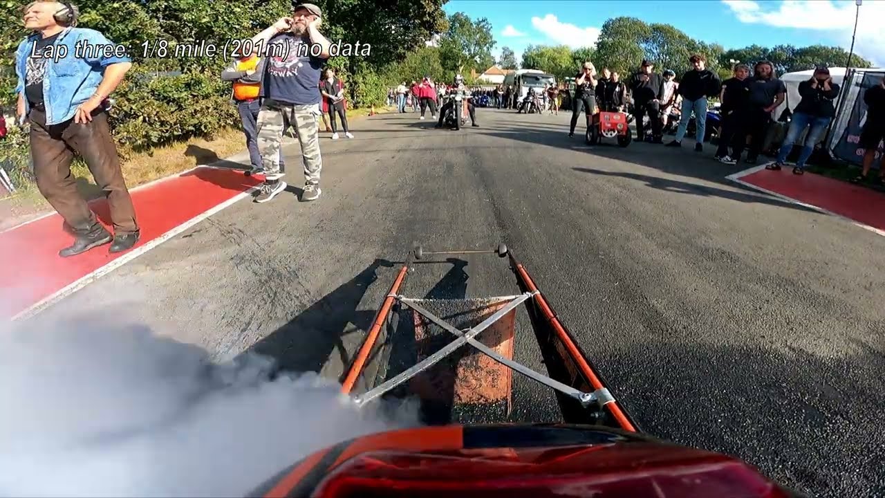 Mosten Raceday 2022 Full Throttle / Harley Davidson Destroyer Drag Bike / 201 meters