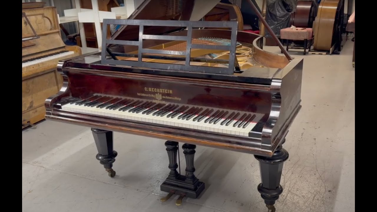 IN STOCK: Bechstein model V grand c1894 + why did someone make side-flaps on the top lid?