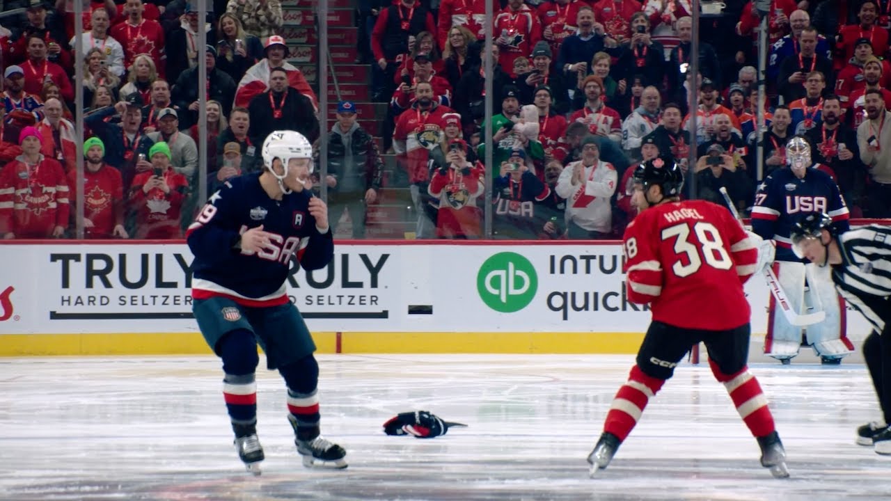 4 Nations Face-Off Unveiled: Tkachuk and Hagel get the crowd going