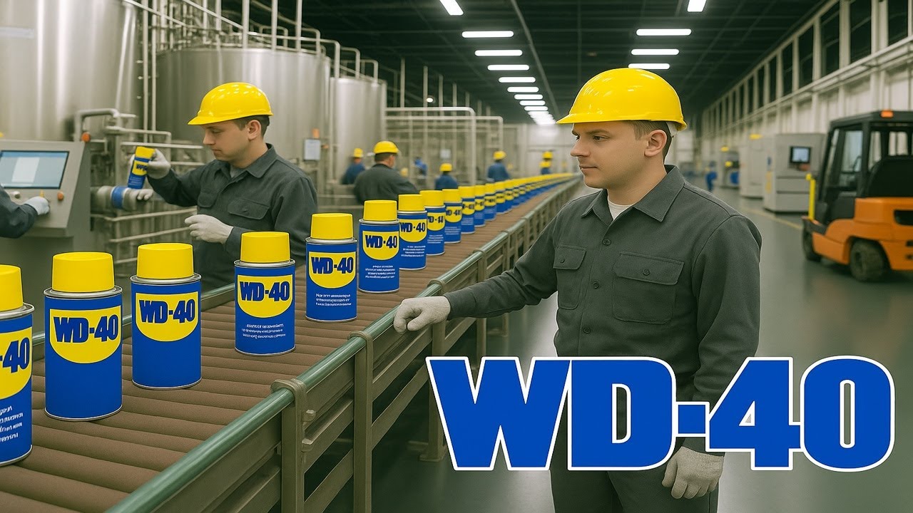 Cómo se fabrica el WD-40 ⚙️ | El increíble SECRETO del LUBRICANTE más famoso del mundo