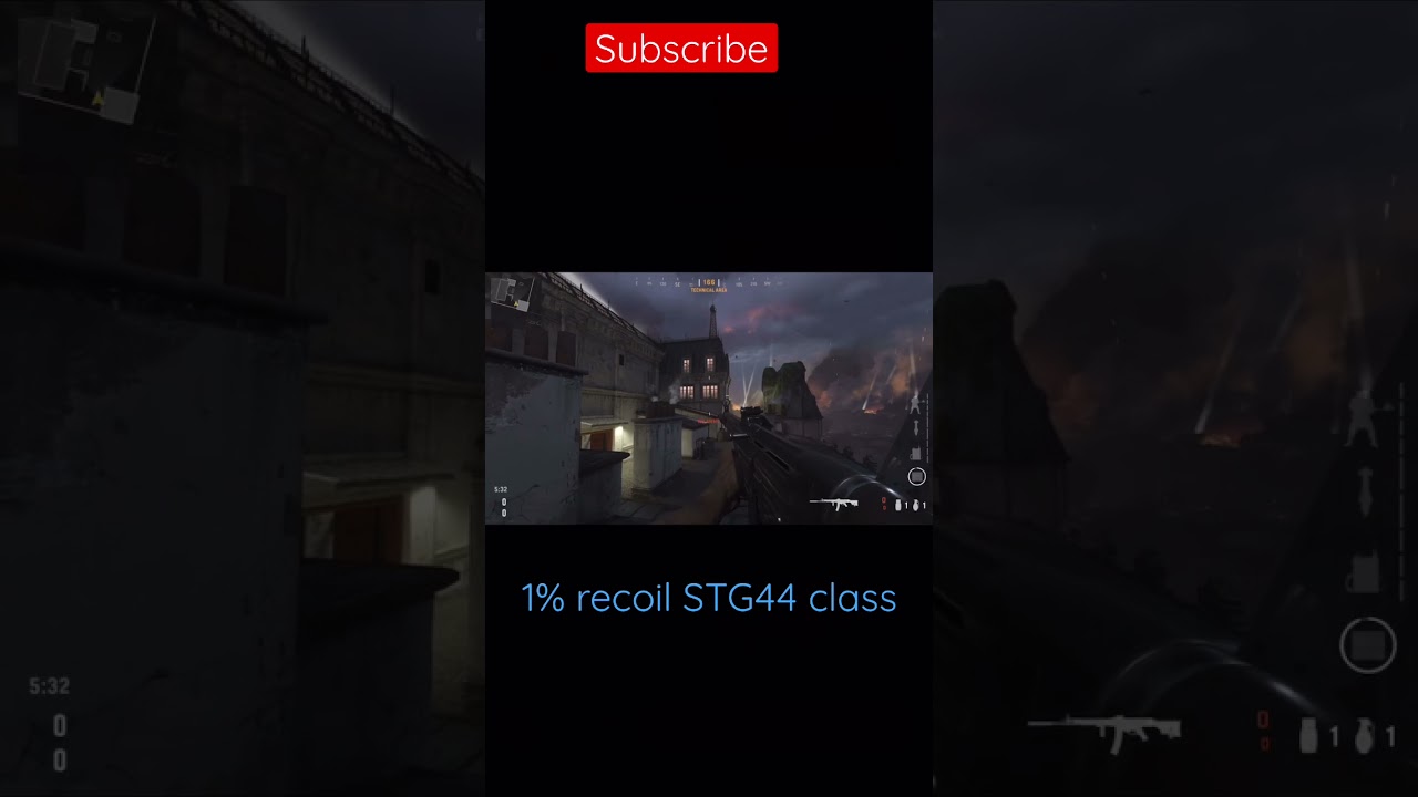 THE 1%RECOIL STG44 CLASS SETUP #vanguard #callofduty #shorts #gaming #cod #clips #insane #norecoil