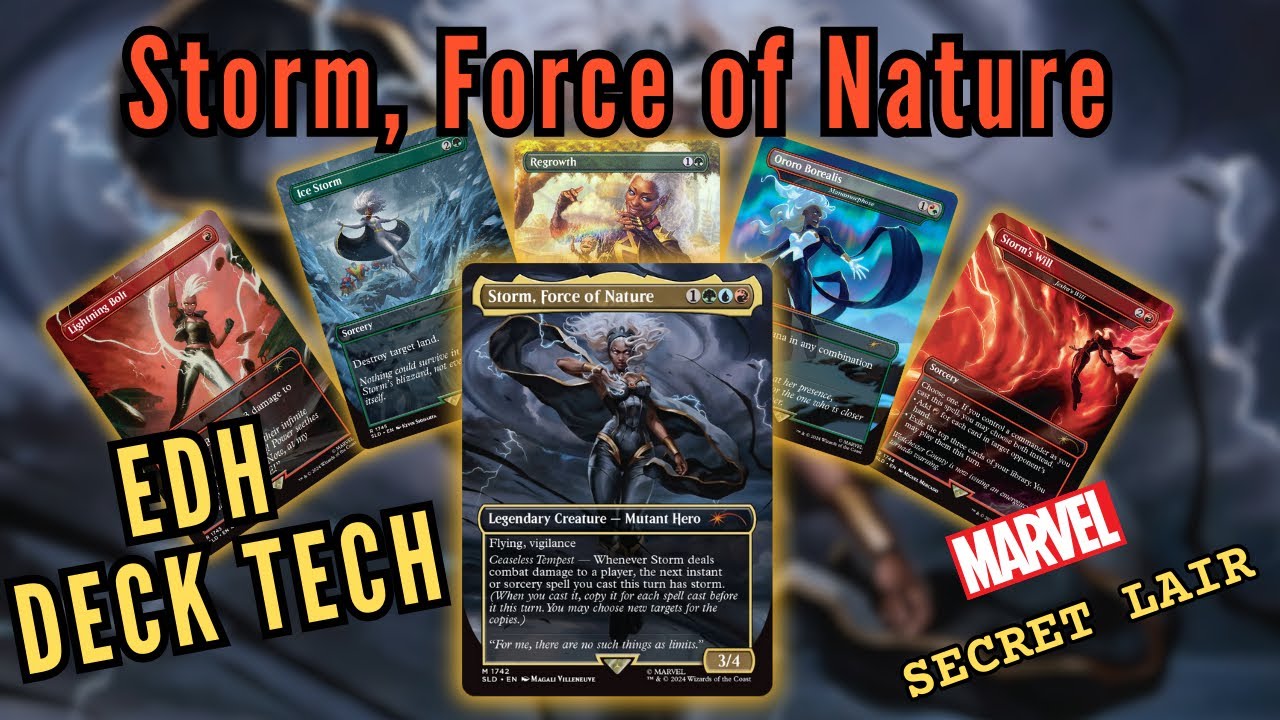 Storm, Force of Nature | Marvel EDH Budget Deck Tech | MTG Commander