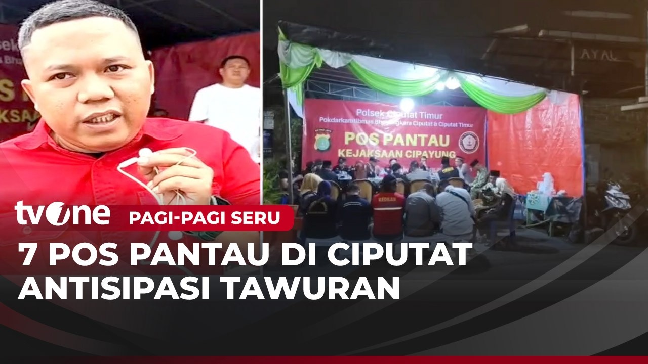 Antisipasi Tawuran Posko Pantau Didirikan di Ciputat | Pagi-Pagi Seru tvOne