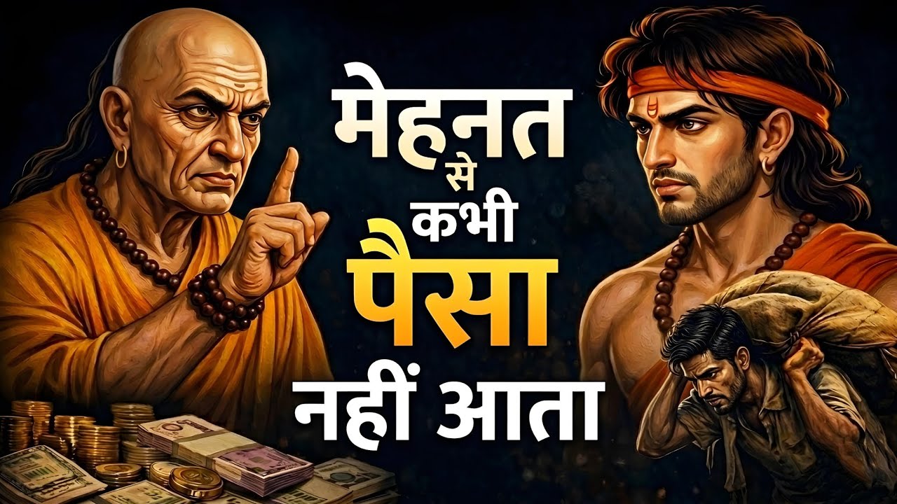 पैसा मेहनत से नहीं आता || गधों की तरह मेहनत करना बंद करो - Chanaky Niti 🔥