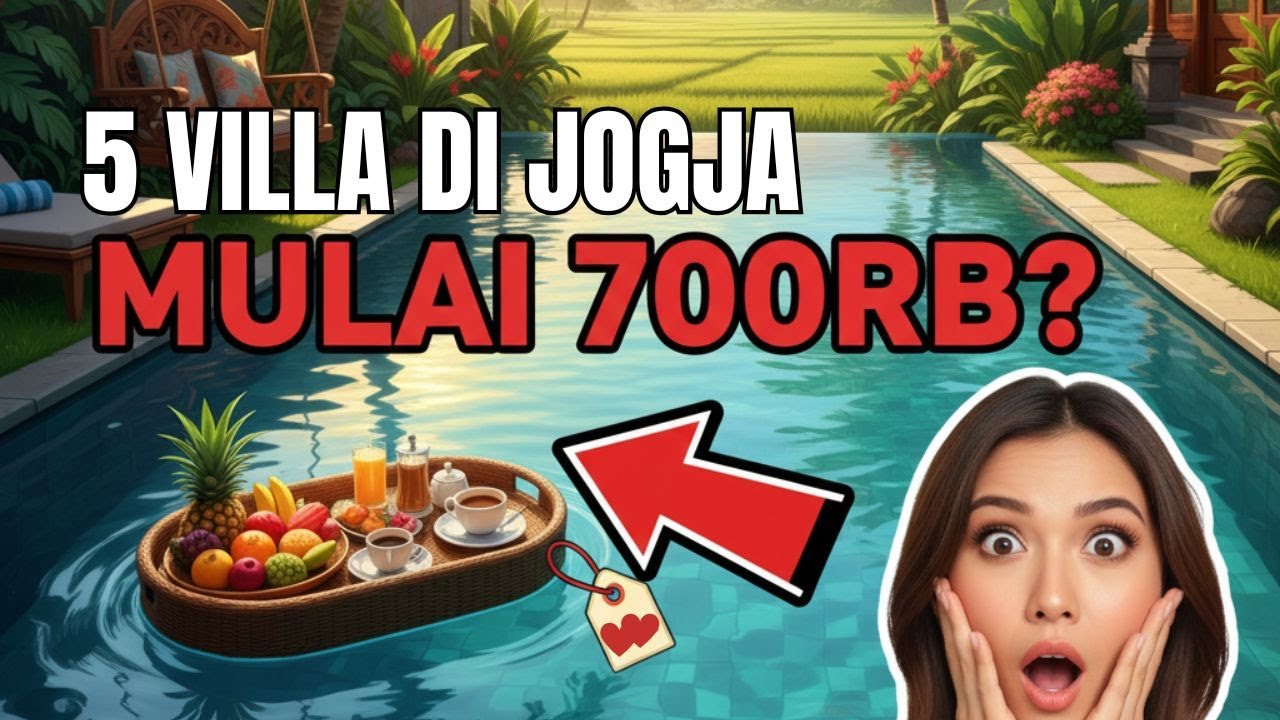 5 REKOMENDASI VILLA JOGJA PRIVATE POOL (Mulai 700rb, Instagramable, Ada Nuansa Bali!)